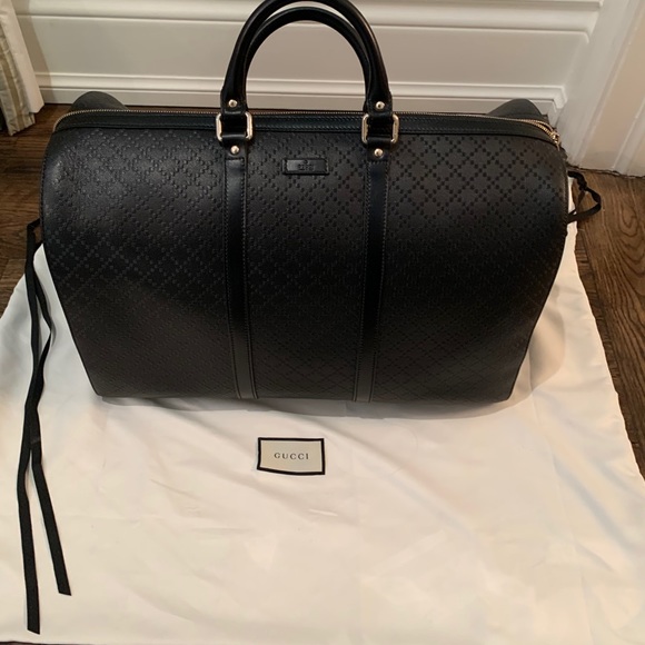 Gucci Handbags - Gucci - Black carry-on duffle, Black